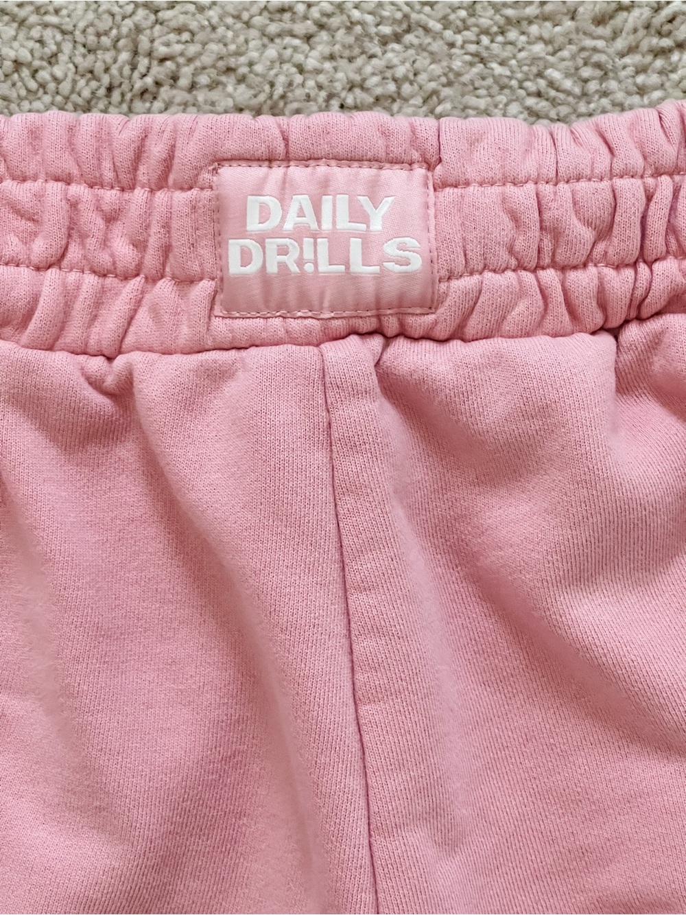 Daily drills supershorts XS/S dusty rose pink w monochrome patch - Picture 6 of 6